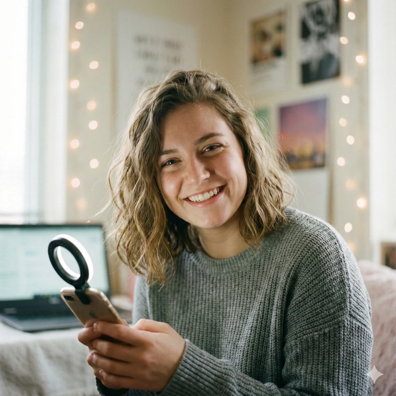 Sarah Johnson - College Student & YouTuber